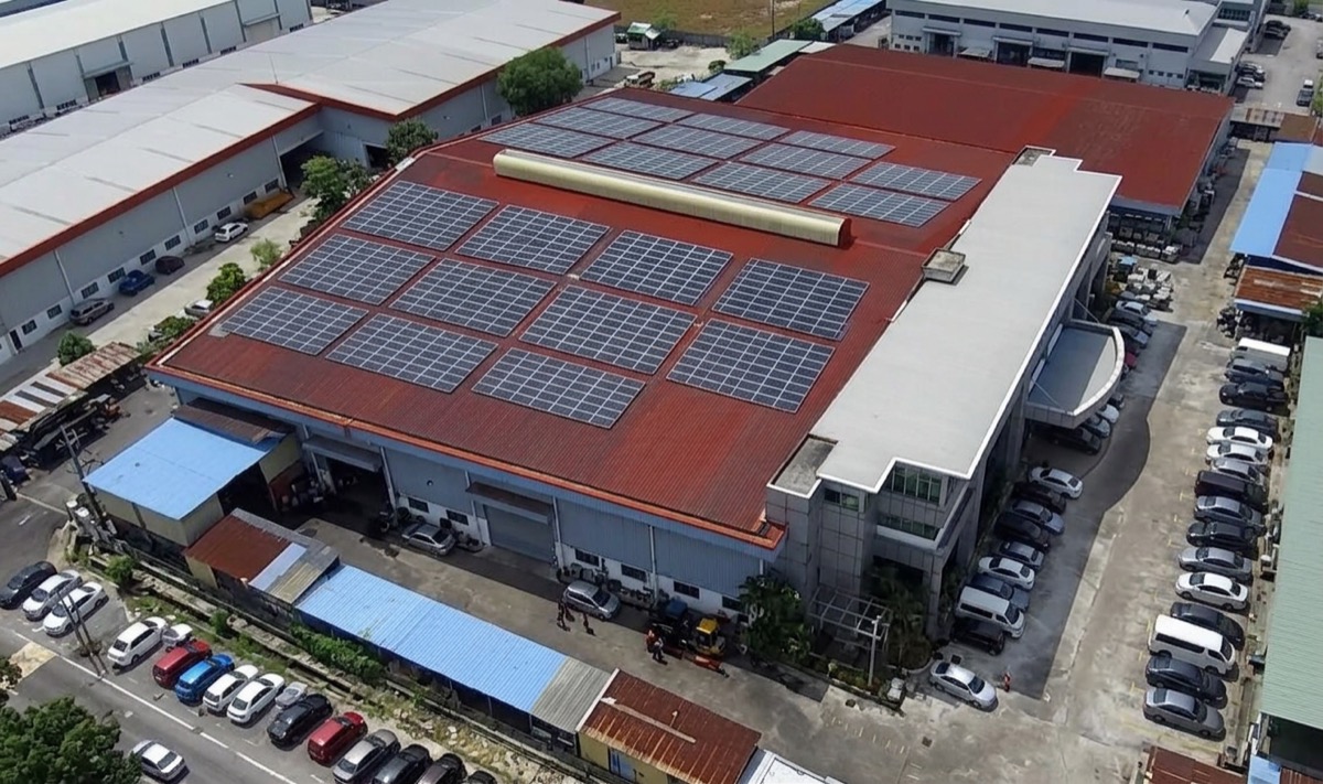 400 kWp industrial solar installation in Selangor